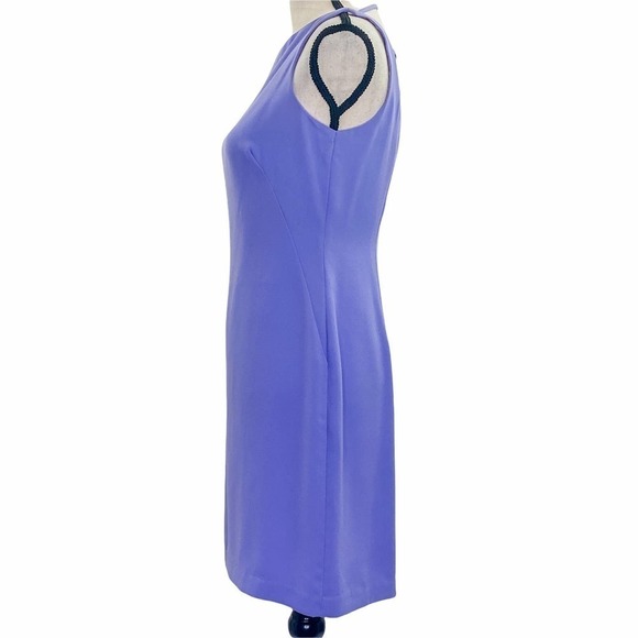 Cdc Purple Strappy Open Back Mini Sheath Dress - Picture 3 of 13